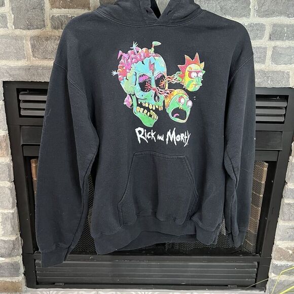 Adult Swim Rick And Morty Hoodie Size Small - Picture 1 of 4